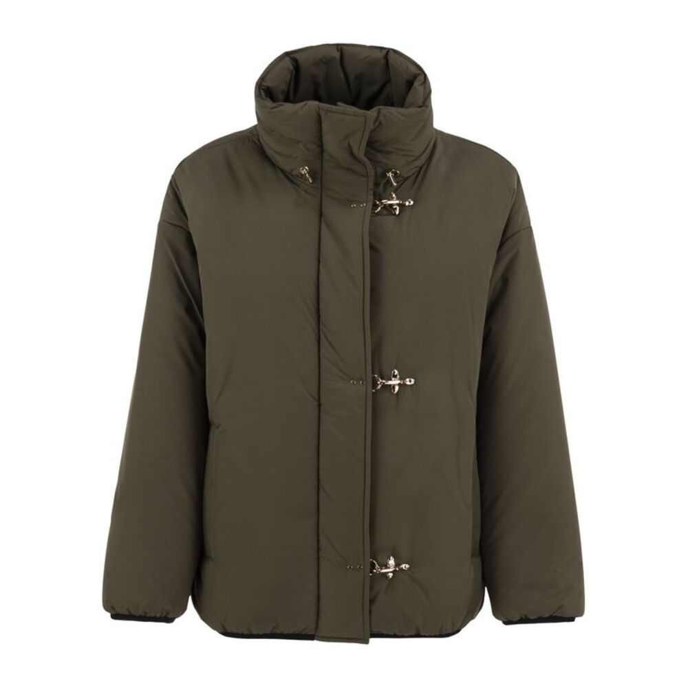Fay Women Padded Nylon Jacket With Fay Hooks